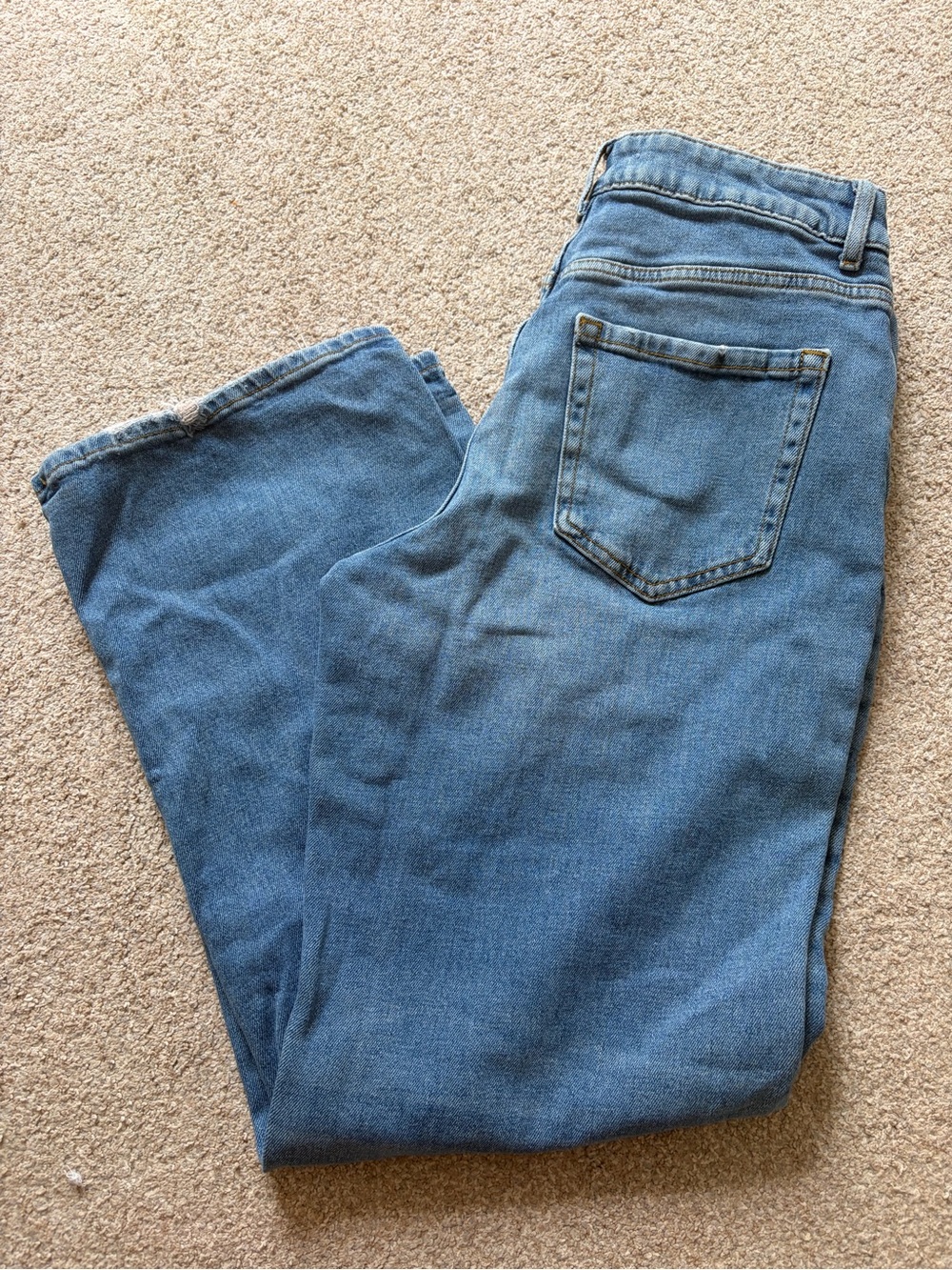 Forever 21 highwaisted button fly baggy jeans